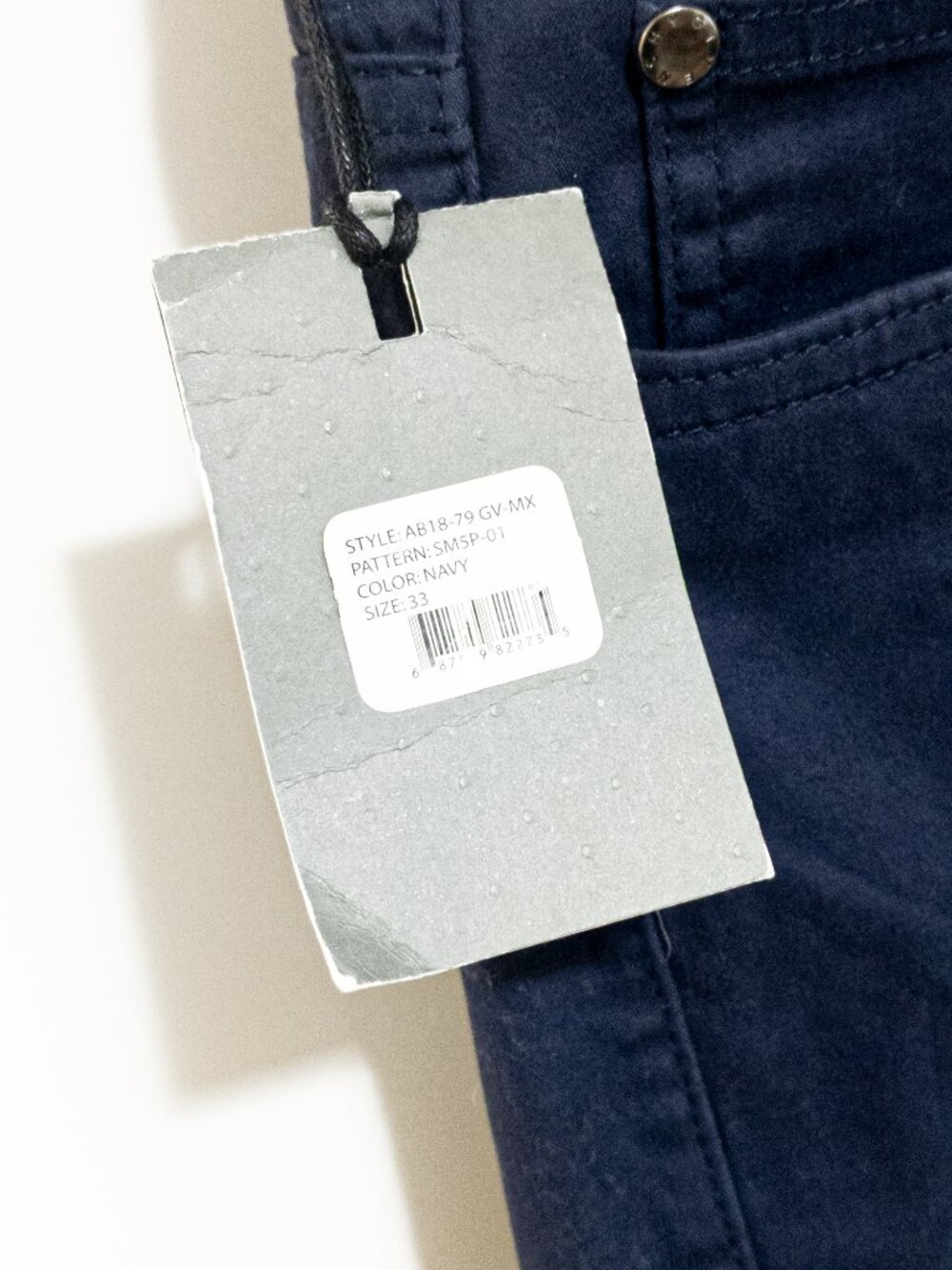 NWT Givenchy Navy Blue Mens Trousers Chinos Size 33 32 Modern Fit Luxury Casual - Picture 5 of 7